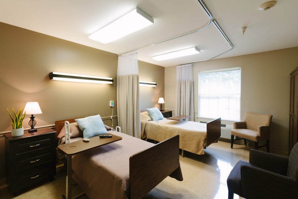 Rooms available for long term care at Alcoa Pines