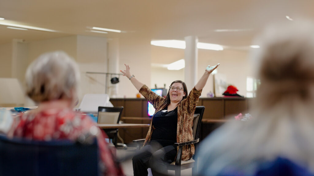 An example of an activity provided by Alcoa Pines in the respite care service