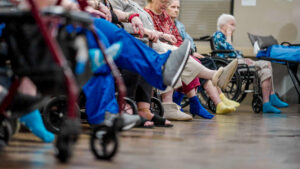 A group activity at a nursing home Alcoa Pines